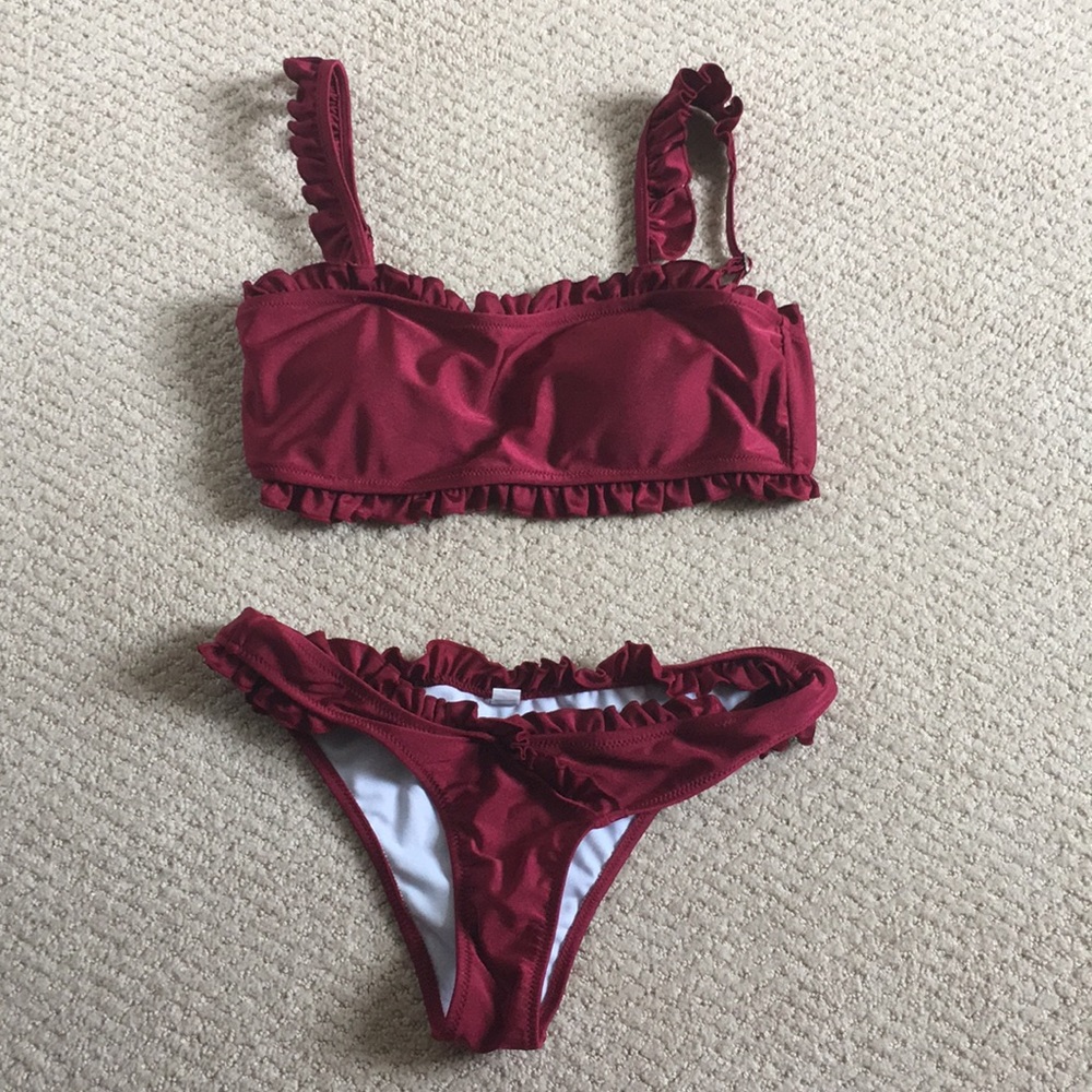 Dark red Bikini